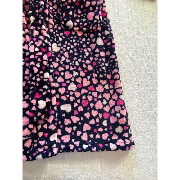 VERA BRADLEY L/XL Fleece Hooded Robe in LOVE YOU LOTS NAVY - Picture 4 of 8